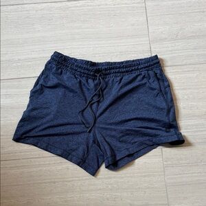 L.L. Bean Navy Athletic Drawstring Shorts
